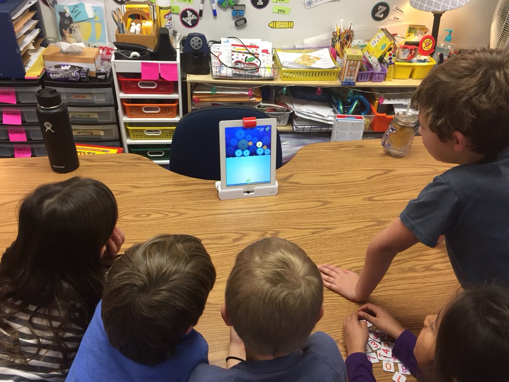 RRMsSwaim1st's tweet photo. @OsmoNumbers collaborating and problem solving! @RoaryRR #OSMO #OsmoNumbers #math #learning #collaboration #ProblemSolving #teach #learn #havefun https://t.co/jSWQdtllQG