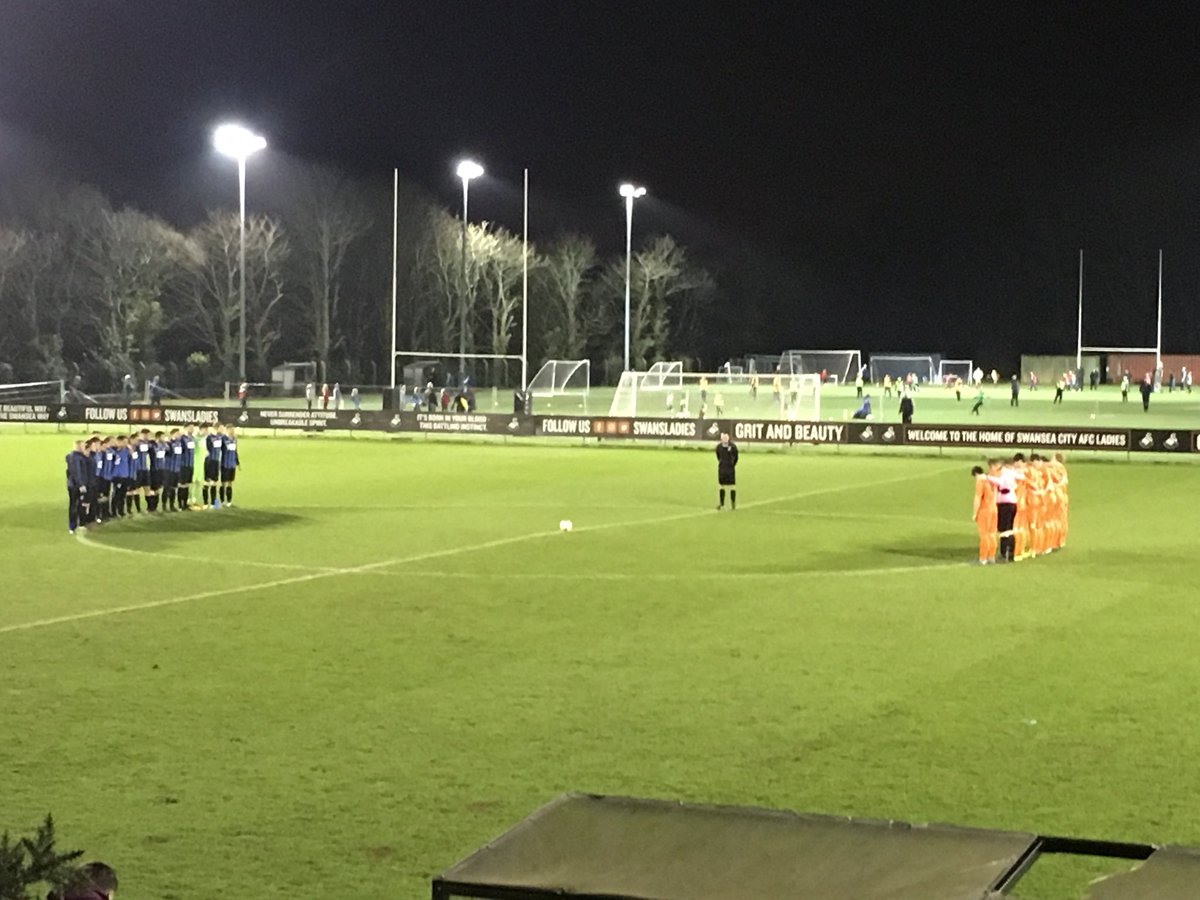 Minute silence being paid before our game against <a href="/ElyRangersFC/">Ely Rangers AFC</a> for Mitchel Joseph who sadly passed away while playing for <a href="/StJosephs6/">St Joseph’s AFC</a> last Saturday 💛💚