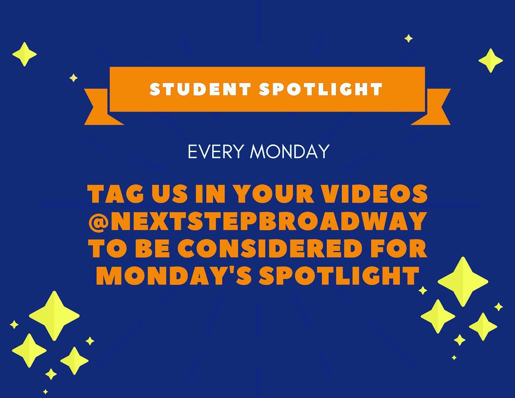 NextStepBway's tweet photo. Don’t forget to tag @NextStepBway in your videos this weekend to be considered for Monday’s Student Spotlight #studentspotlightnsb ✨✨✨
Show us watcha got!!! #dance #nsb2018 #nsbrecital2018 #jerseycity #jerseycitydance #broadwaydance #childrensdance https://t.co/yRwxzCfbB4