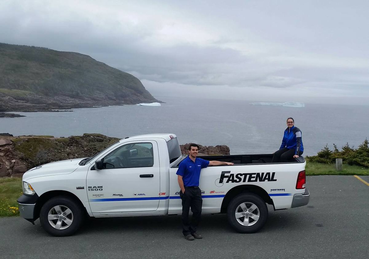 FastenalCanada's tweet photo. "I love my NA role because I get to work with all the branches in Eastern Canada and travel in corners of the Country I probably would not see otherwise." ~Cathy Burns, Newfoundland #FastCAN https://t.co/XQ9IKdoCMG