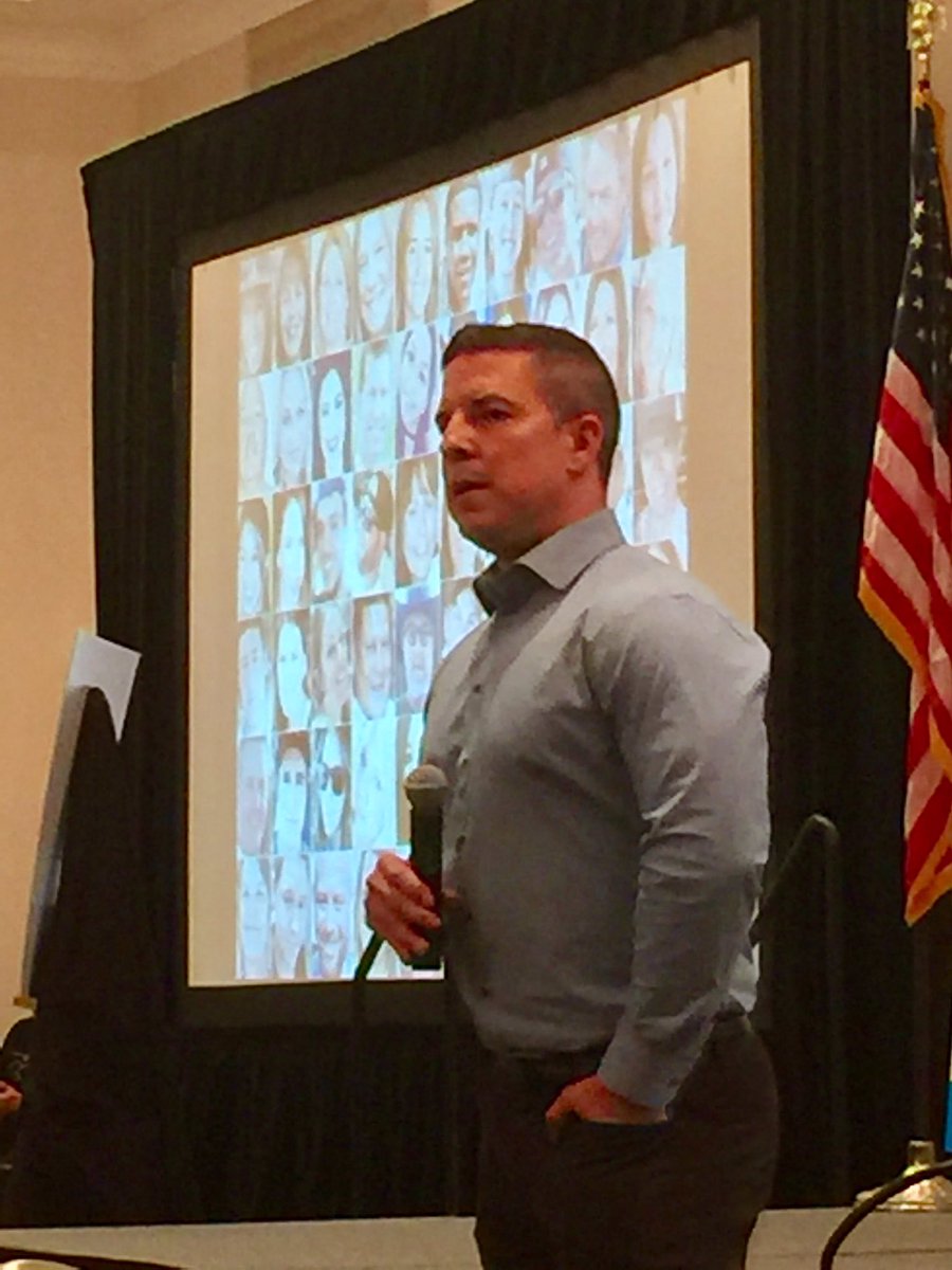 PIOMarkBrady's tweet photo. Las Vegas Metro Police Sgt Jeffrey Clark @LVMPDPIOSgt provided update on October 1 active shooter event to @FloridaPIOs Symposium in @DaytonaBeachFun. He shared informative lessons learned - great presentation!!! @PIOMikeJ @PIOPete Piringer #FRE18 @LVMPD_PIO @LVMPD @Sheriff_LVMPD https://t.co/ukvd3baX3l