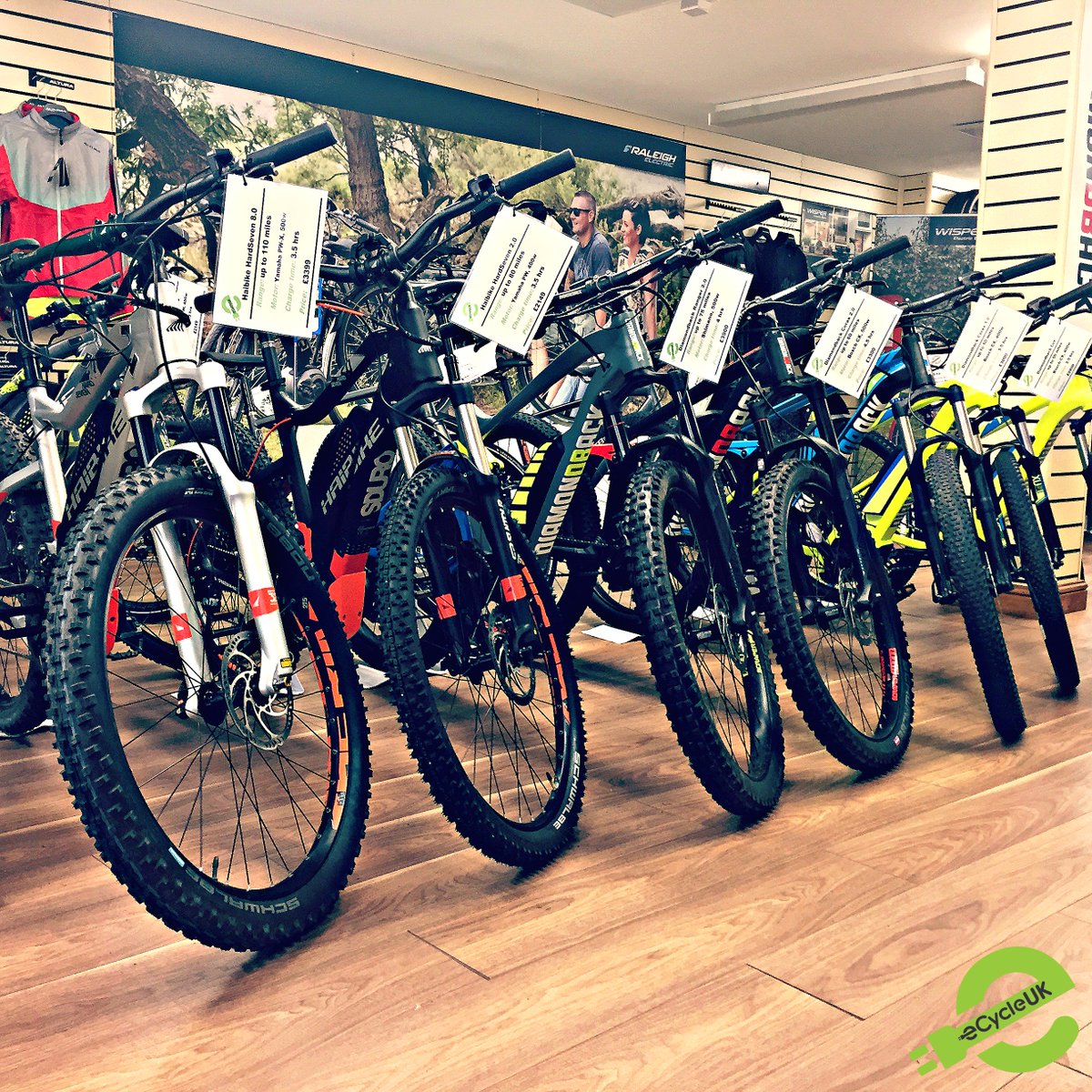 fully charged electric bike shop