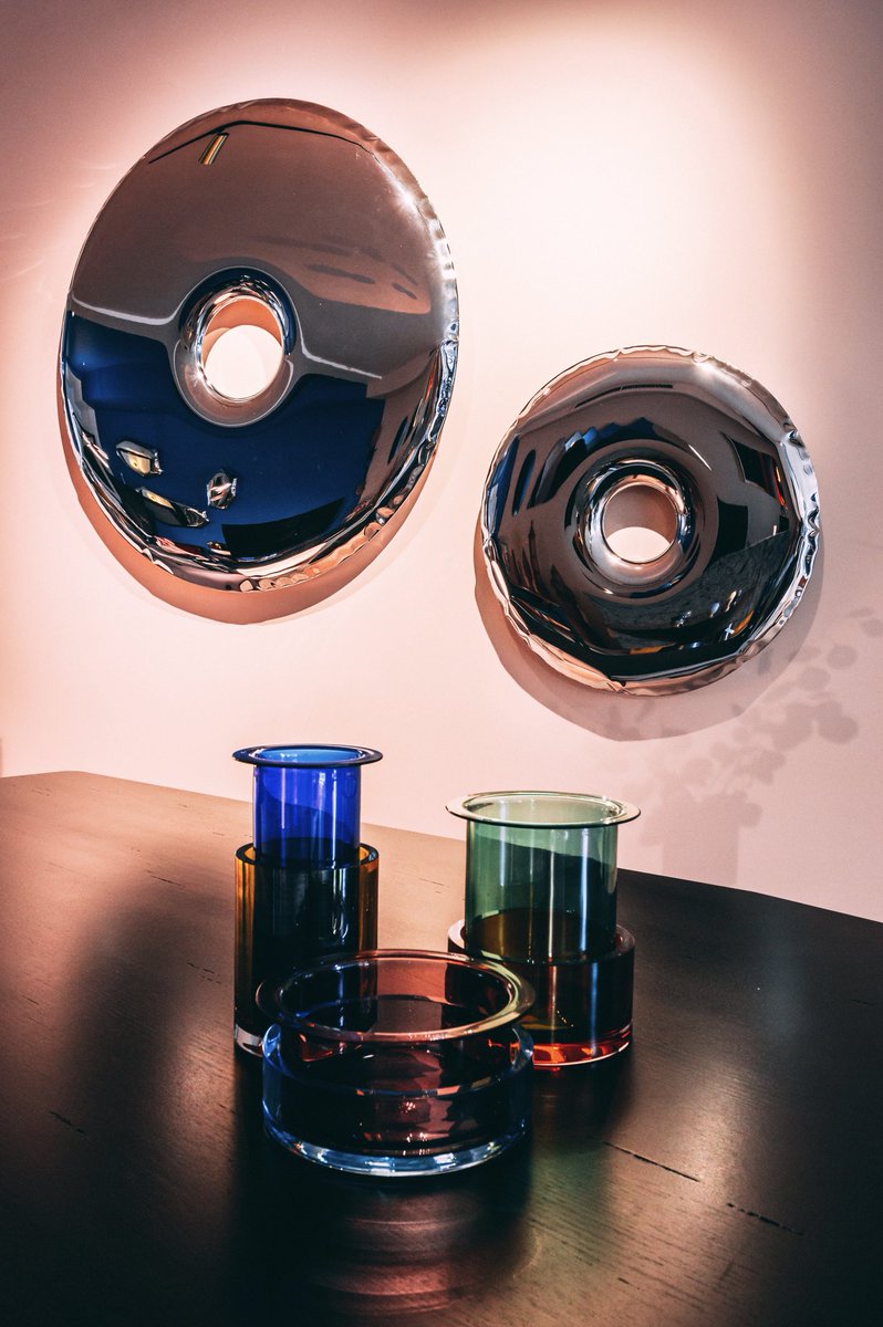 Vela_Life's tweet photo. TriColore Vases - Designed by Sebastian Herkner, Each different color is made of mouthblown glass which create an interesting and different color composition placed into each other. #VelaLife https://t.co/UNs8XVSX5H