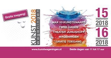 Kunst Wageningen is een 2 daagse kunstpresentatie die jaarlijks het 3e weekeinde van september wordt gehouden in Theater Junushoff.
In 2018 op 15 en 16 september! ift.tt/2EUt7xB