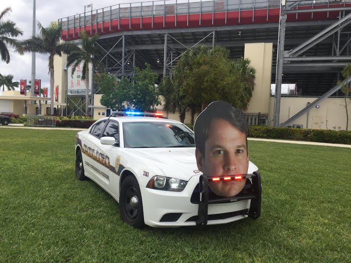FAUPD's tweet photo. We appreciate @FIUPOLICE stopping by to take a quick campus tour.  I think @FAUStadium1 was their favorite!

Glad to see they're ALL ABOARD the #LaneTrain

Thank you to our community &amp; neighbors for your support and to FIU Police and @FIUChiefCasas for being good sports. #OwlsUp https://t.co/P0G7ya5N9y