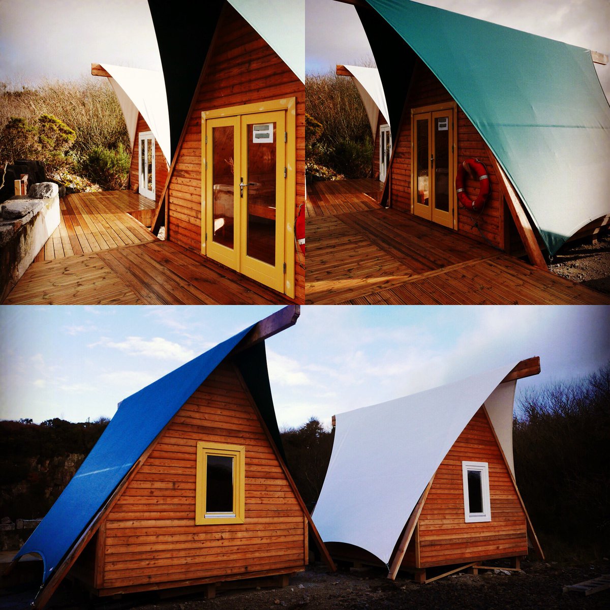 Fabricworks's tweet image. Sailpods Cornwall #glamping #ukmfg #summer2018