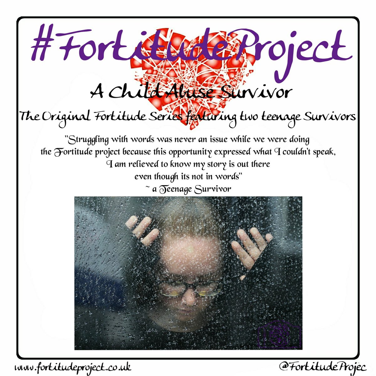FortitudeProjec's tweet image. #fortitudeproject #originalfortitudereportage #PhotographyisTherapy #AbuseSurvivorsHandinHand #abusesurvivor #survivor