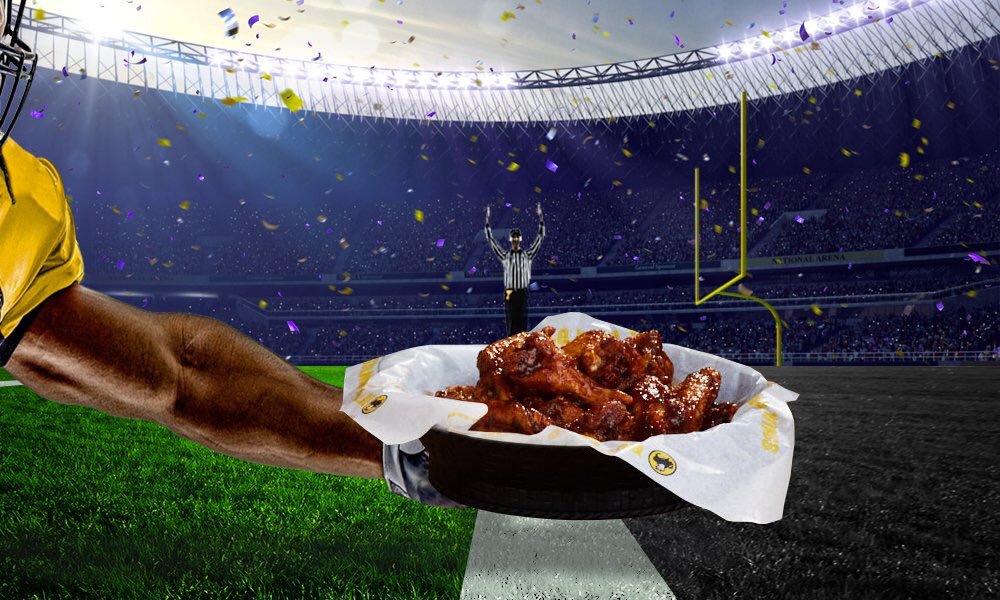 A clutch play for any #NFLPlayoffs game day. Catch the #ConferenceChampionships on our 40+ big screens with our #FootballFeast this weekend! Get the details: bit.ly/2COW0yA