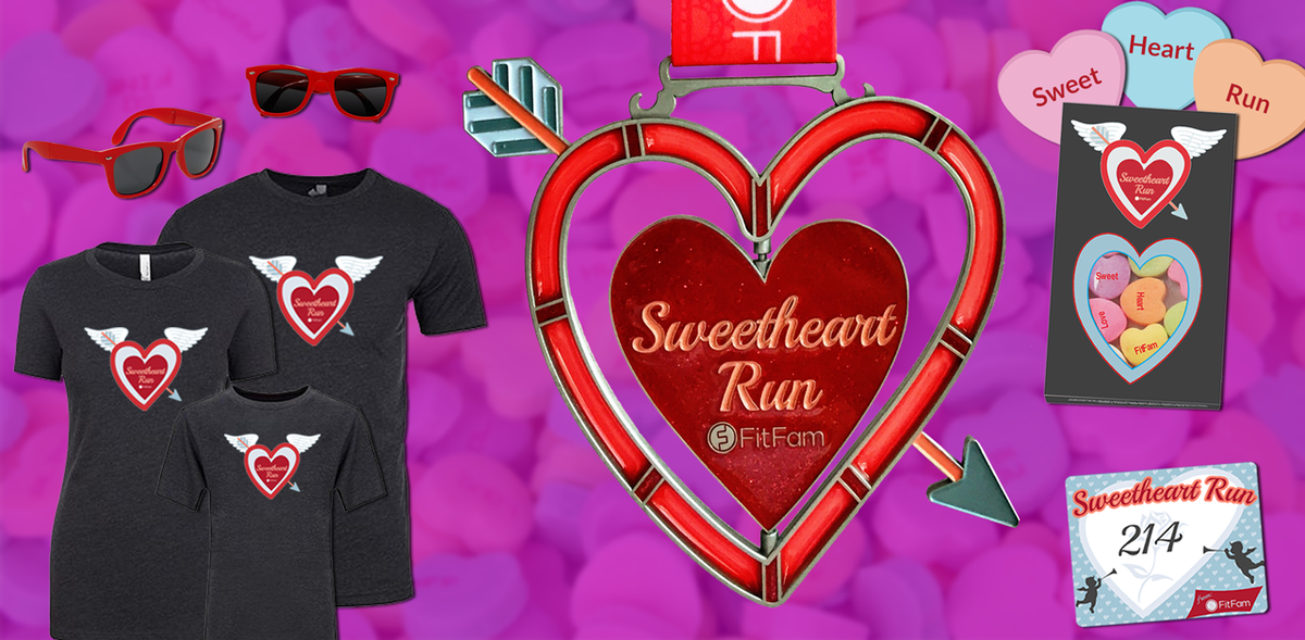 💕❤️ Featured FitFam Classic: Sweetheart Run (on sale!) ❤️💕

Valentine’s Day is ONE month away! So grab a swag package with your significant other &amp; make your next run a romantic one! 🏃💘

fitfamclassics.com

Join today + get 33% OFF with code "fitfam" at checkout!