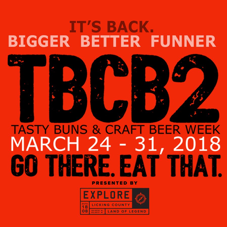 Hey restaurants, food trucks, and brewers in Licking County, it's back!!! TBCB Week 2018. Time to sign up and start working on those outrageous samiches. details at lickingeats.com/participate  #explorelc #tbcbweek