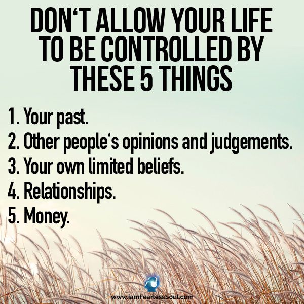 iamfearlesssoul's tweet photo. 5 things that should NEVER control your life.
Do you agree? https://t.co/hkPJrh3cOC