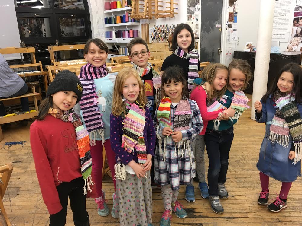 TextileArtsCent's tweet photo. On the #TACblog! Check out the incredible, hand dyed, #handwoven scarves created by our talented #TACafterschool students. β¨π¨πβ¨https://t.co/k2seCsBhJT #kidsofTAC #weaving #textiles #textilearts https://t.co/QP8fxYxXW9