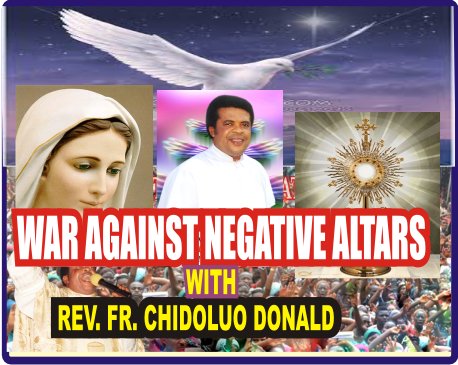 WAR AGAINST NEGATIVE ALTARS With REV. FR. ChIDOLUO DONALD (+2348037089721).
To Watch The Video, CLICK ON THE LINK BELOW:
youtube.com/watch?v=nSpHQC…