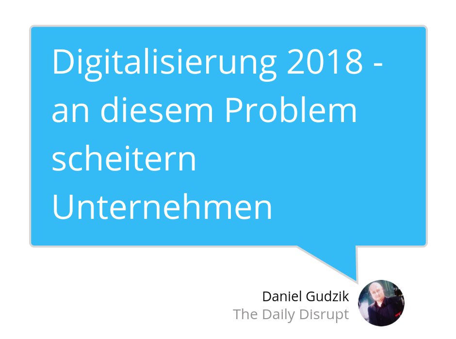 DailyDisruptDE's tweet photo. Nicht verpassen: "Digitalisierung 2018 - an diesem Problem scheitern Unternehmen" https://t.co/MkpyH40FpS #2018 #Digitalisierung #Digitalisierung2018 #Unternehmen #Danielgudzik #Scheitern #Dailydisrupt #SpywareMalware #Gudzik https://t.co/9wR8UGX7jg