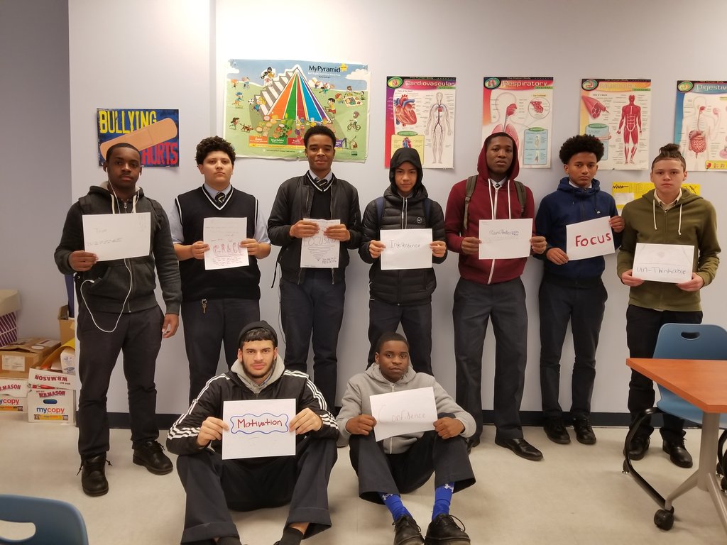 Esperanza Huddle gets ONE word! <a href="/getoneword/">One Word</a> @JimmyPageVT @fcadan #oneword2018