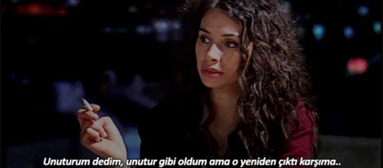 “Unuturum dedim unutur gibi oldum ama o yeniden çıktı karşıma.Ben onu ne kadar çok sevdiğimi yeniden anladım. Ve o yeniden gitti.”
Ali’nin Sekiz Günü (2009)