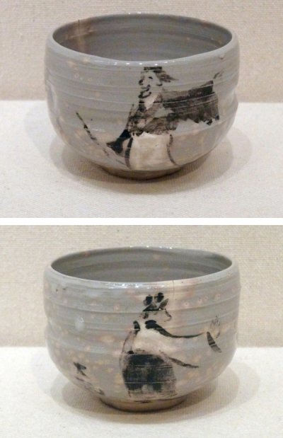寒山拾得 香合