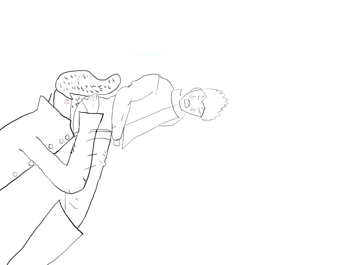 GayhandiGaynda's tweet photo. Finished the main image. Was gonna fix his arm and add another arm and more details to Ishi’s shirt, but  I spent so long on this image I have lost interest again. If you want me to continue this image, retweet it I guess? 
#danganropa #gay #ishimaru #mondo #yaoi https://t.co/OXwswHPMCk