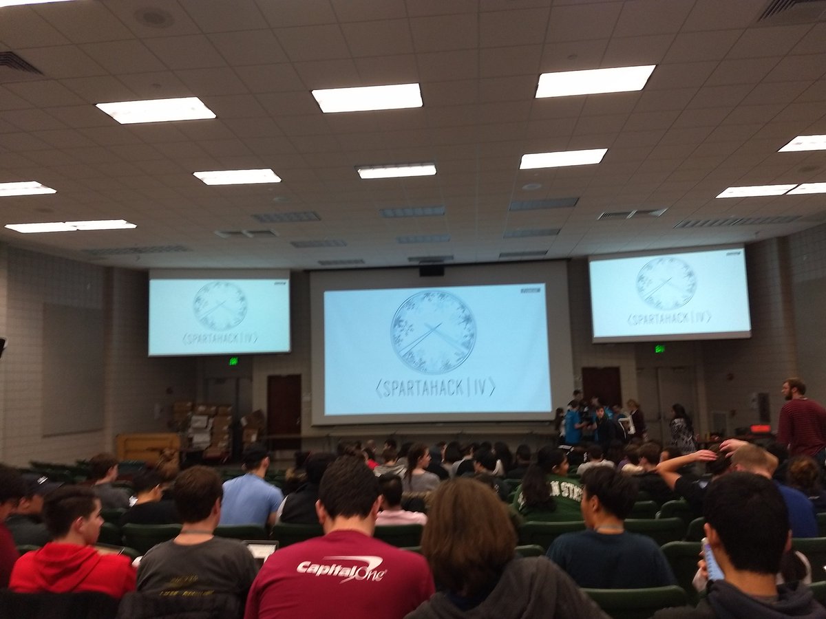 Getting ready for some #majorleaguehacking #spartahack #hackathons