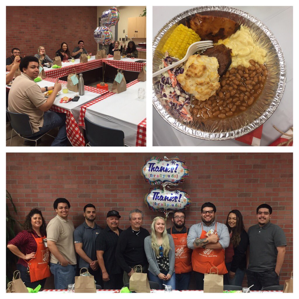 Great afternoon spent with our D23/59 associates and recognizing their great performance with a home made meal prepared by our SASM Shannon. Thank you for all you do!