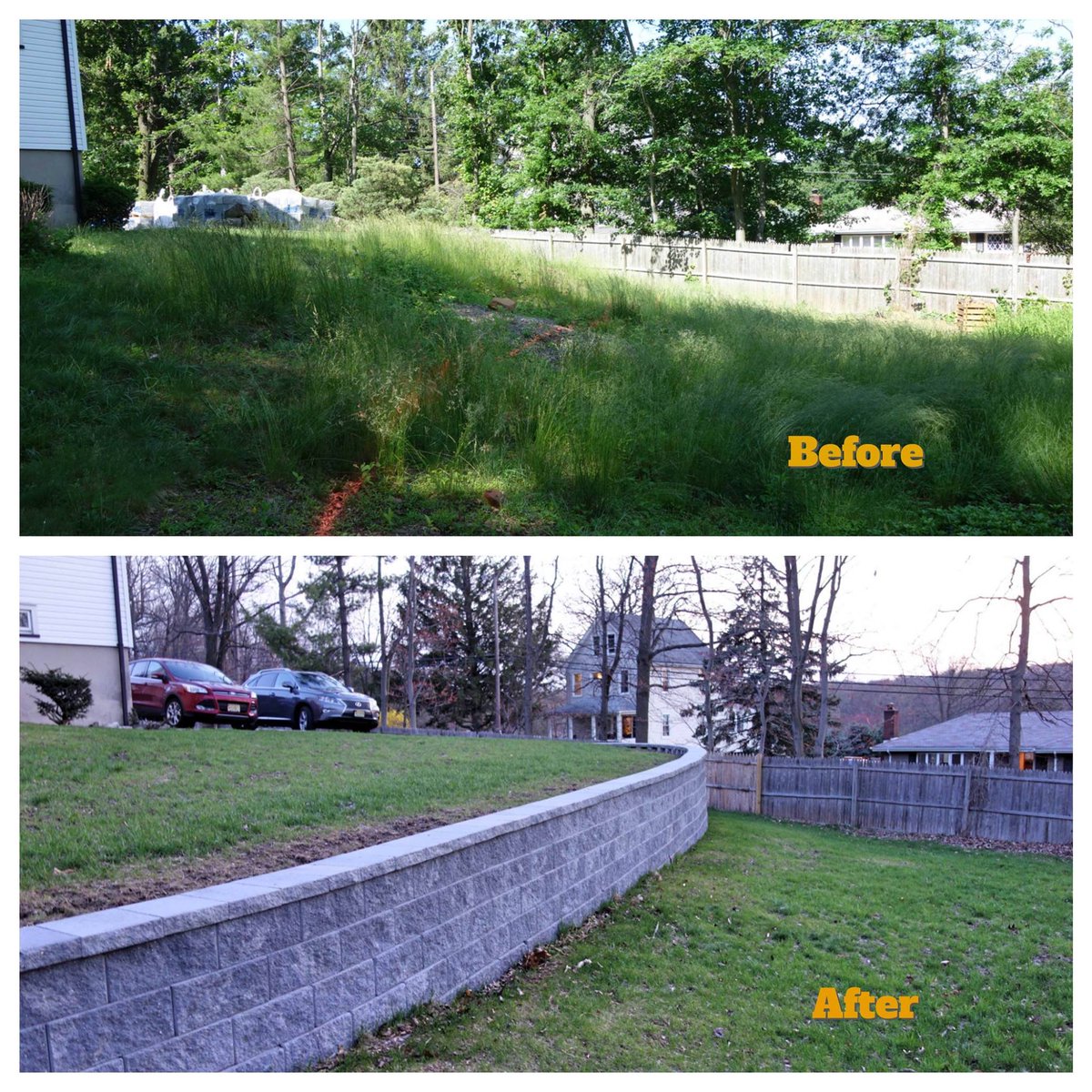PrimeBuilds's tweet image. Backyard retaining wall done by @PrimeBuilds . What a difference this one made.  Check the before/after!   #PrimeBuilds #PrimeConstructionRemodeling #ExcellenceIsAHabit #ThisIsOurWork