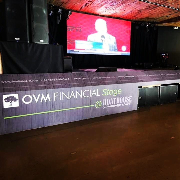 OVMFinancial's tweet photo. 👀Look who's present on the main stage at Boathouse Live! We look forward to being the backdrop of some pretty incredible memories. 🎸#BoathouseLive https://t.co/jHGRn68iag