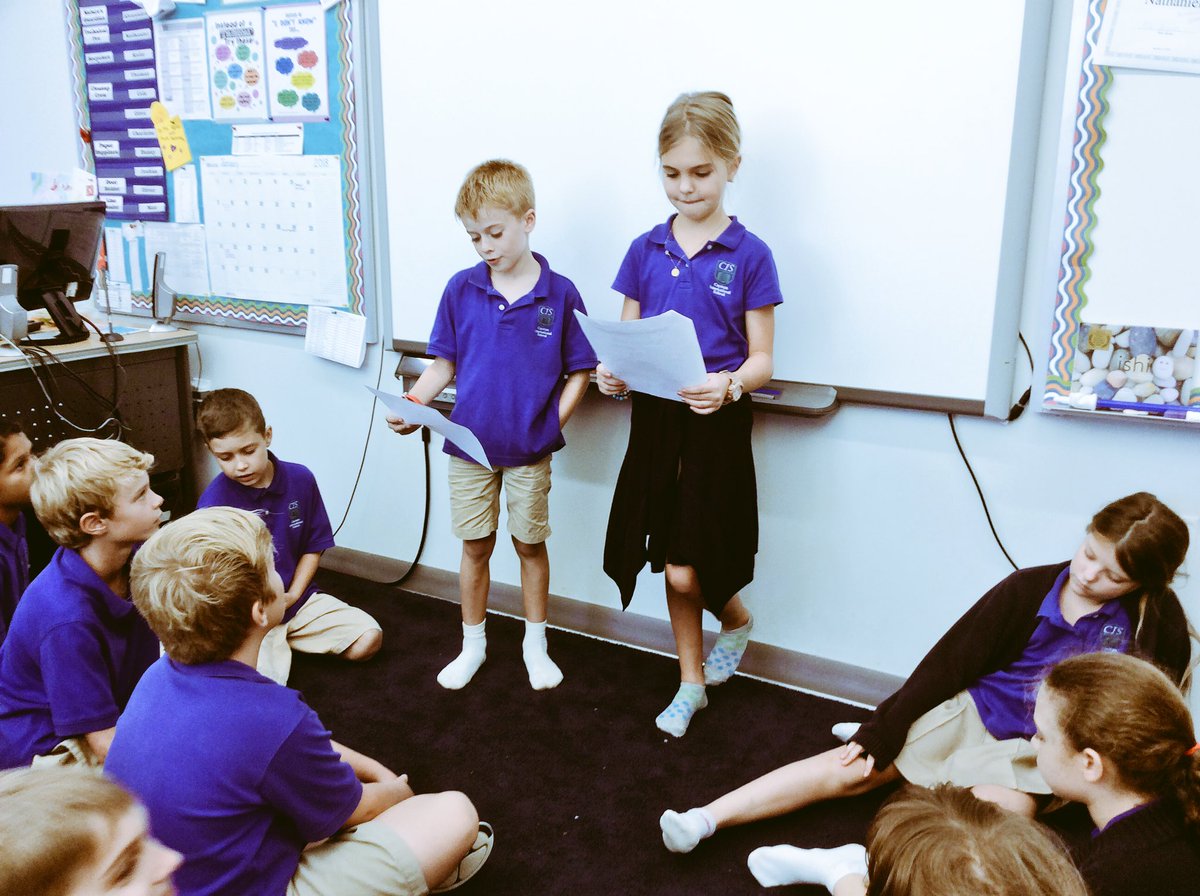 MbrockAlyssa's tweet photo. Persuasive writing unit celebration! Olive vs. Max - Should we have school uniforms?#CISInspires #issedu https://t.co/DYOAMqssKU