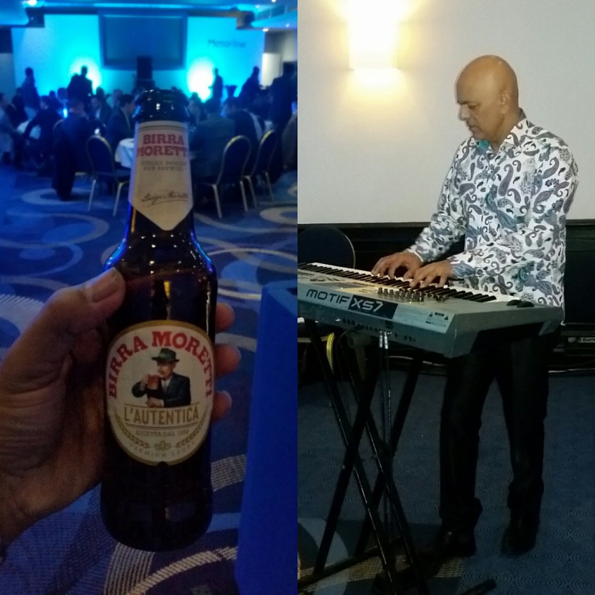 johnpianoman's tweet photo. The perfect way to relax after I performed at an Awards Dinner @thetowerLDN on Thursday night #keyboard #motorline #towerhotellondon https://t.co/NSqTgnAbAg