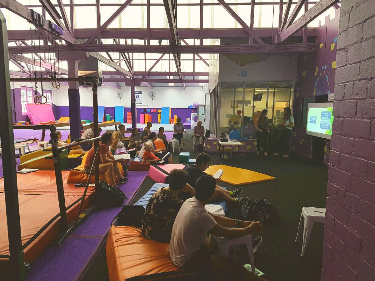 Gym_VIC's tweet photo. We have sessions taking place at both Melbourne Polytechnic and Movement for Life Windsor today at our 2018 Coach Conference. #GVCoachConference https://t.co/IEa7vfa1zz