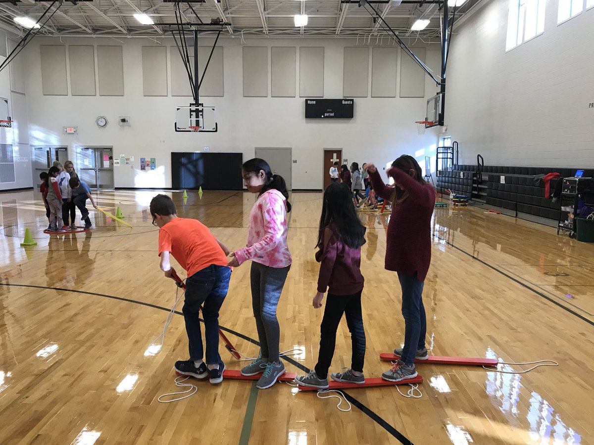 LoraMasterson's tweet photo. Problem solving and team building stations this week. #pre1718 https://t.co/zlEVoqG3R0