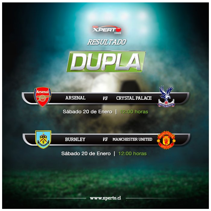Arsenal vs Palace y Burnley vs United. ¿Tendremos resultados sorpresa? :O