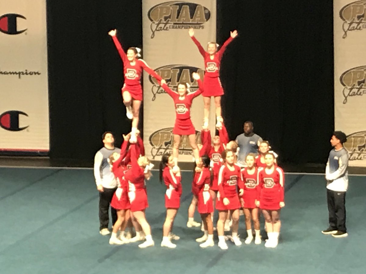 BSHSEagles's tweet photo. Awesome job by our Lady Eagles at the PIAA Competitive Cheer State Championship!! https://t.co/KC7ZNLSy84