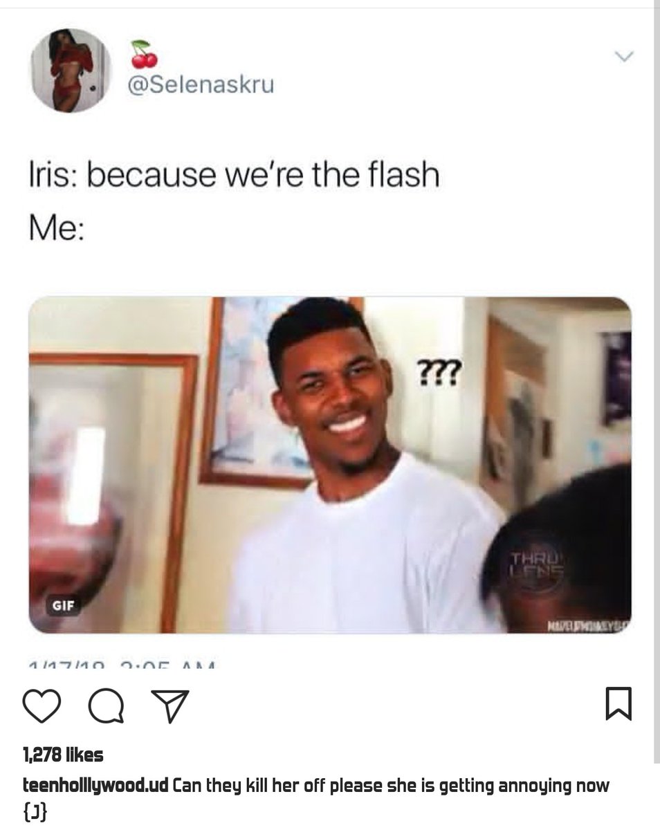 Caption is so me 😏 #TheFlash