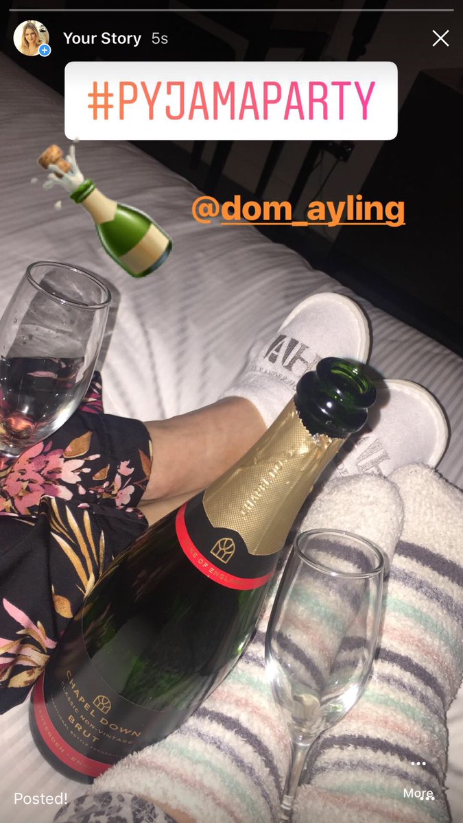 And then there was another 🍾 @Dom_Ayling #welovechampagne ❤️