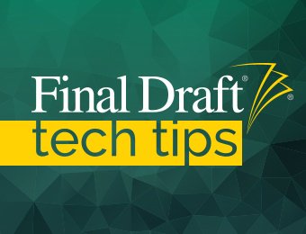 finaldraftinc's tweet photo. New on Tech Tips: Color My World - We teach you how to make staring at your script late into the night a bit easier on the eyes. 
Learn more here: https://t.co/vCOw9DBnGn
#scriptchat #amwriting #techtips #finaldraft #finaldraft10 https://t.co/cRHc1X0wEU