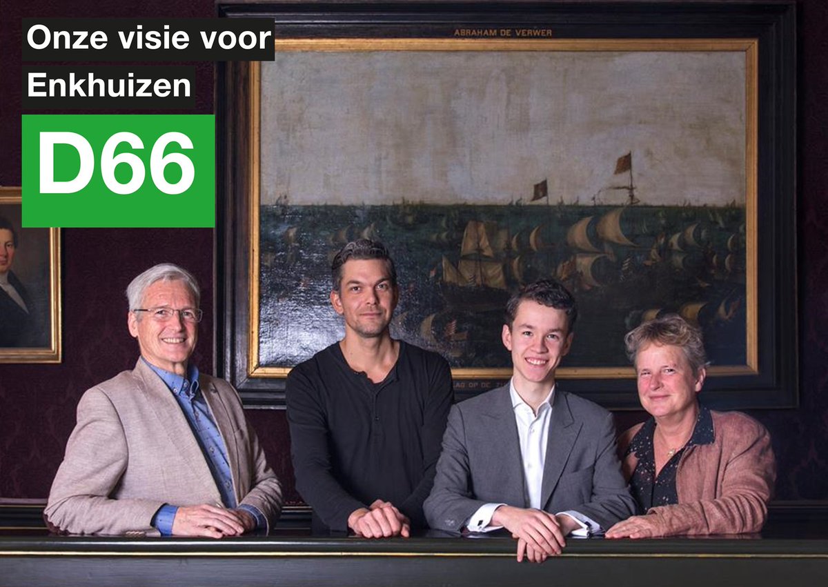 Onze visie voor Enkhuizen: Een stad van 20.000 die één miljard mensen voedt. Lees nu ons verkiezingsprogramma ➡️ bit.ly/2ro3ALp

Steun je ons hierin? Stem van D66 Enkhuizen op 21 maart 2018! 🗳️