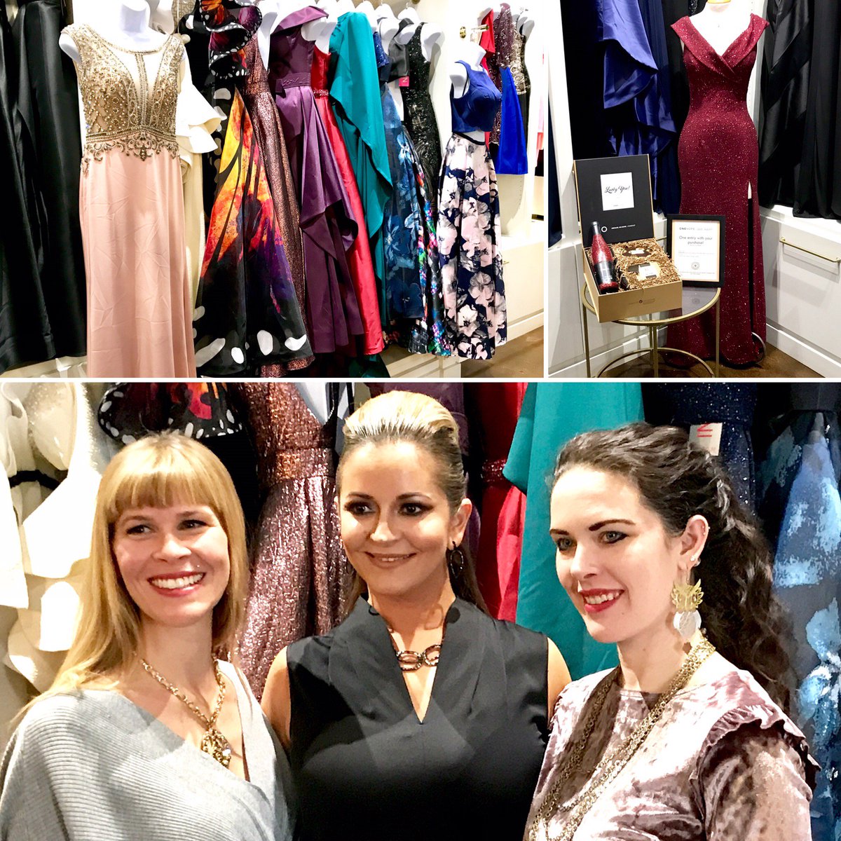 my71mag's tweet photo. Had an excellent time at @graycelnfashion‘s #ExclusivePreviewReception last night. Tons of gorgeous pieces & delicious champagne from @Juniper_Tar. Congratulations, Karen, & thanks again (thanks also to @REDHAUSPR)! 🍾🥂https://t.co/ZeAlFOFEEr #grayceln #fashion #boutique #party https://t.co/rDBkkXI5Pr
