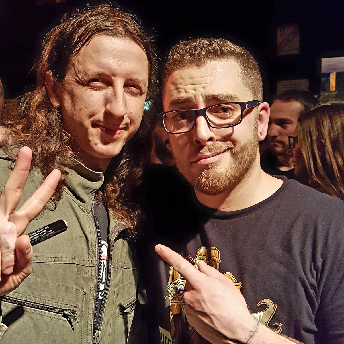 3MarVell's tweet photo. Parce-qu'il n'y a pas que le Comics dans ma vie, j'ai été au concert de Ultra Vomit ce soir dans ma ville. 

Et j'ai eu la chance de rencontrer Foetus ! 
Dédicace à @RetroPhilTwit ! 

#firstslam https://t.co/jAbc6duGdW