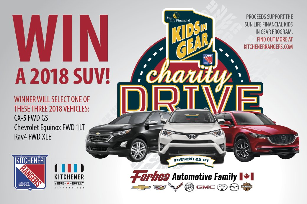 OHLRangers's tweet photo. Wake up. 💭
Come to the #OHLRangers game. 🏒
Win a new car?! 🚗

That could be YOU if you purchased a ticket in the @SunLifeCA #CharityDrive #CarDraw! 

The winning ticket 🎟️ will be drawn during the 2nd intermission of tonight's game! https://t.co/RAEJSYSNl0