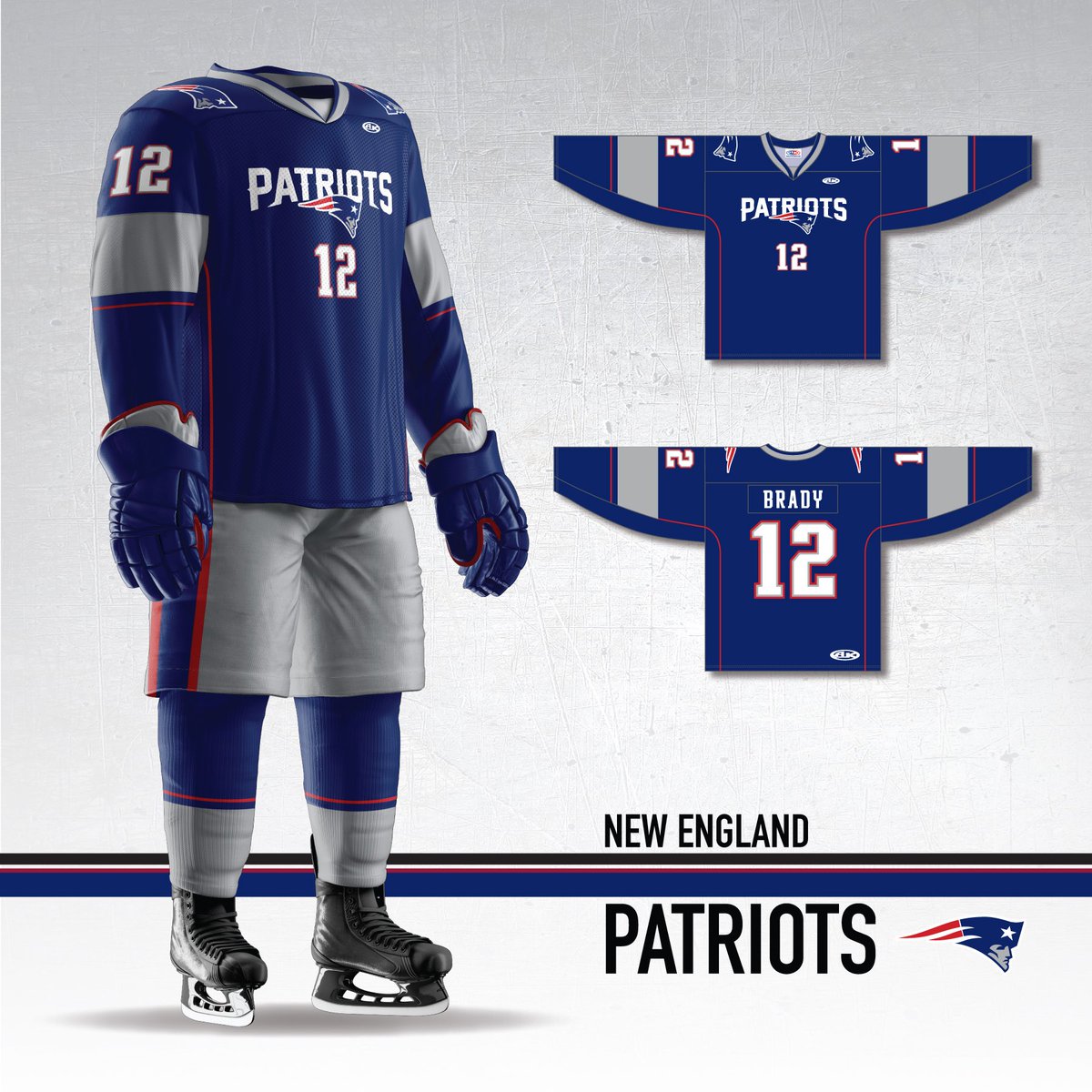 new england patriots hockey jersey