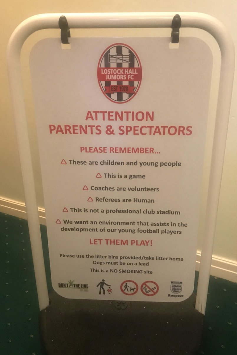 Lostock_HallJFC's tweet photo. Have a great weekend everyone and if by some miracle, your game is on, please remember...
#ForTheKids #Shhh #LetThemPlay #NotesNotNoise https://t.co/3CyTxytg0a