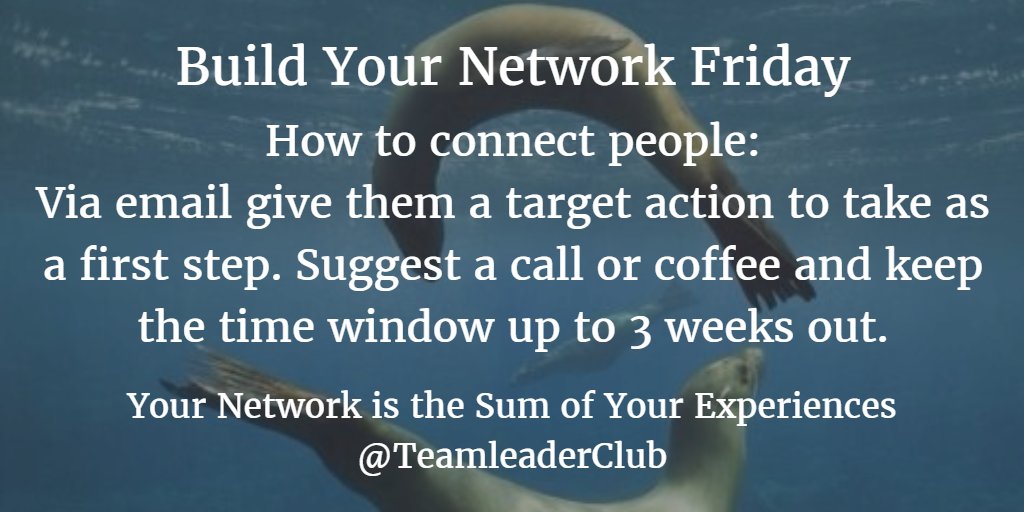 TeamLeaderClub's tweet image. #networking find more at buff.ly/2vRt2WI