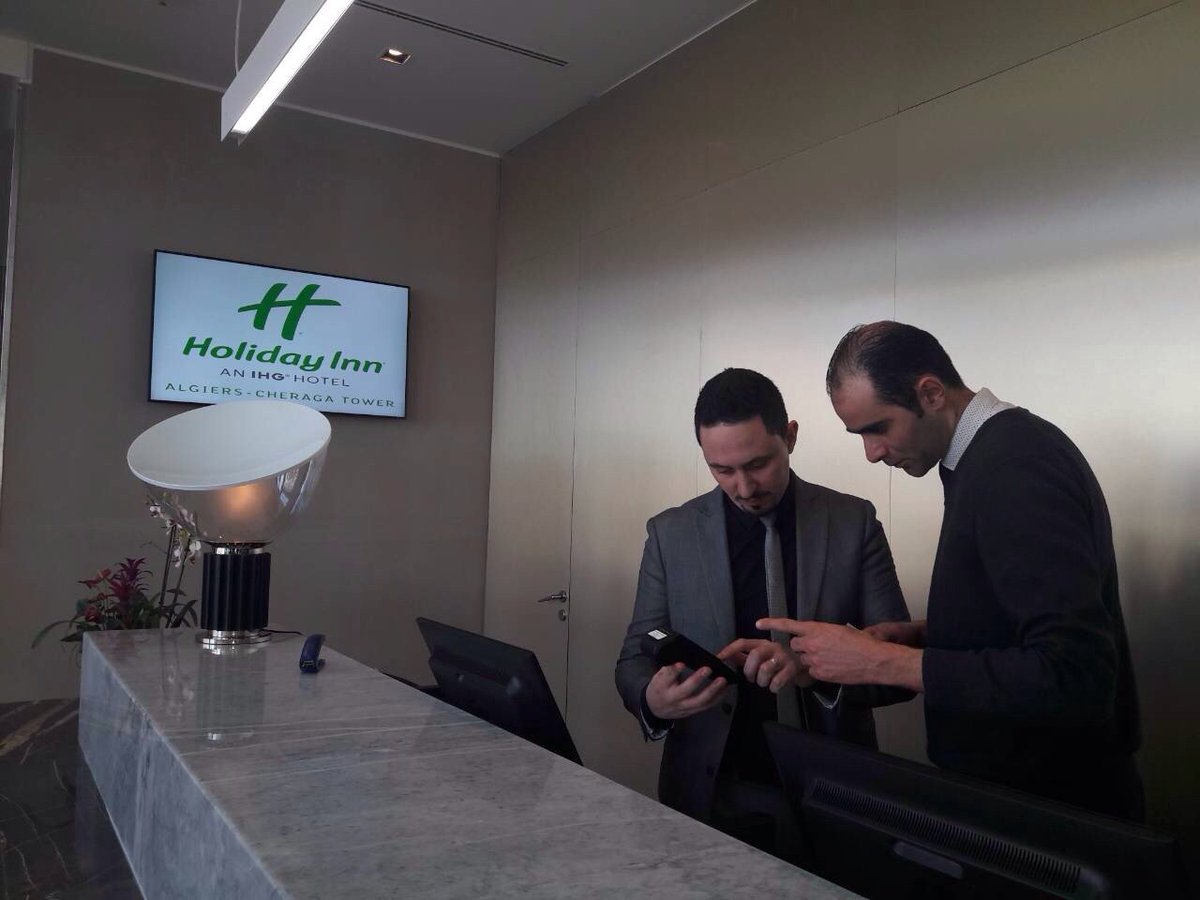 HamamiNawel's tweet photo. Installation d'un #TPE BDL au niveau de l'Hotel #HolydayInn récemment ouvert à #Cheraga  - #Alger

@HolidayInn @BanqueBDL https://t.co/4O5XlHJVjI