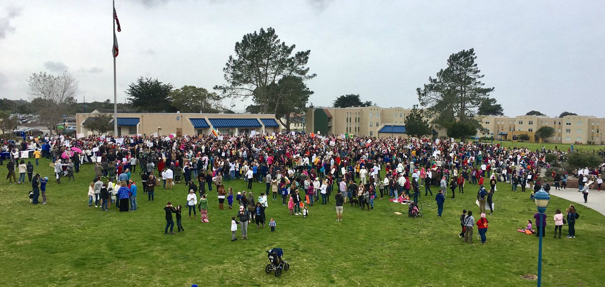 CSUMB's tweet photo. The 2nd Annual #WomensMarch will take place on campus on January 20. Take #Exit406 for the pre-rally at 10 A.M. at the Otter Sports Complex, followed by the march at 11:30, and rally from 1 - 3 P.M. Together we rise. #CSUMB #ExtraordinaryOpportunity 

https://t.co/E6zSj5WRGT https://t.co/QcqT4vx6ES