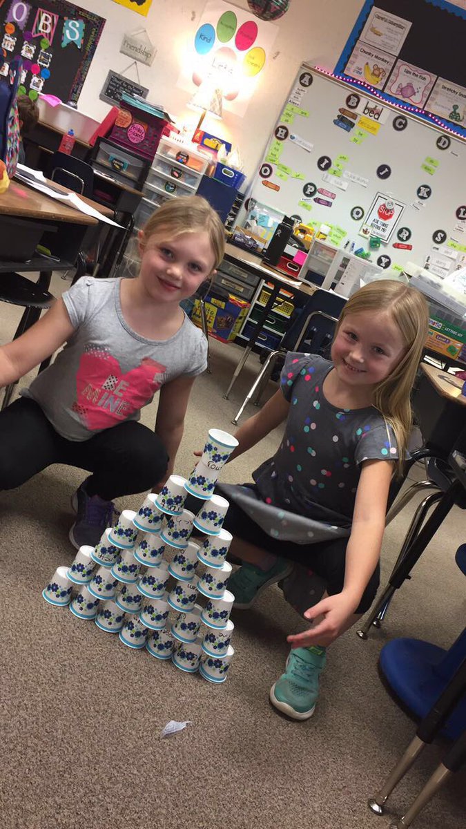RRMsSwaim1st's tweet photo. #StorybookStem challenge! Building word towers! #STEM #MLK #MartinsBigWords Who built the tallest word tower? #1stgrade #fun #challenge #JeffcoSchools #RooneyRanch #success #teach #learning https://t.co/teWe2VuoeH