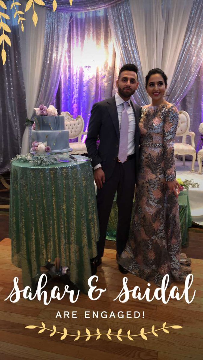 #FianceFriday Join us in celebrating the engagement of Sahar and Saidal.

The Dress by #TeraniCouture
The fit by #ZoyasAtelier

#Engagement #iDo #SheSaidYes #ISaidYes #Bride #Wedding #Bridal #Marriage