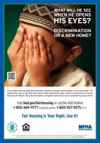 HUDgov's tweet photo. What will he see when he opens his eyes? Discrimination or a new home? Learn more about your Fair Housing rights at https://t.co/0Z3i54wveQ. #FairHousingIs50 https://t.co/cYBPzqj7WR