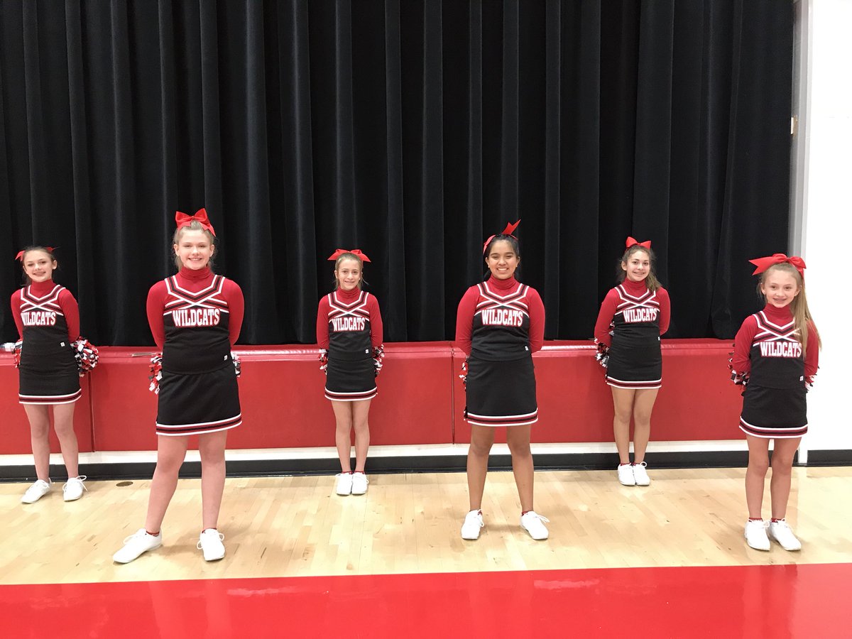 SAS Cheer Squad cheering on or Wildcats!!!