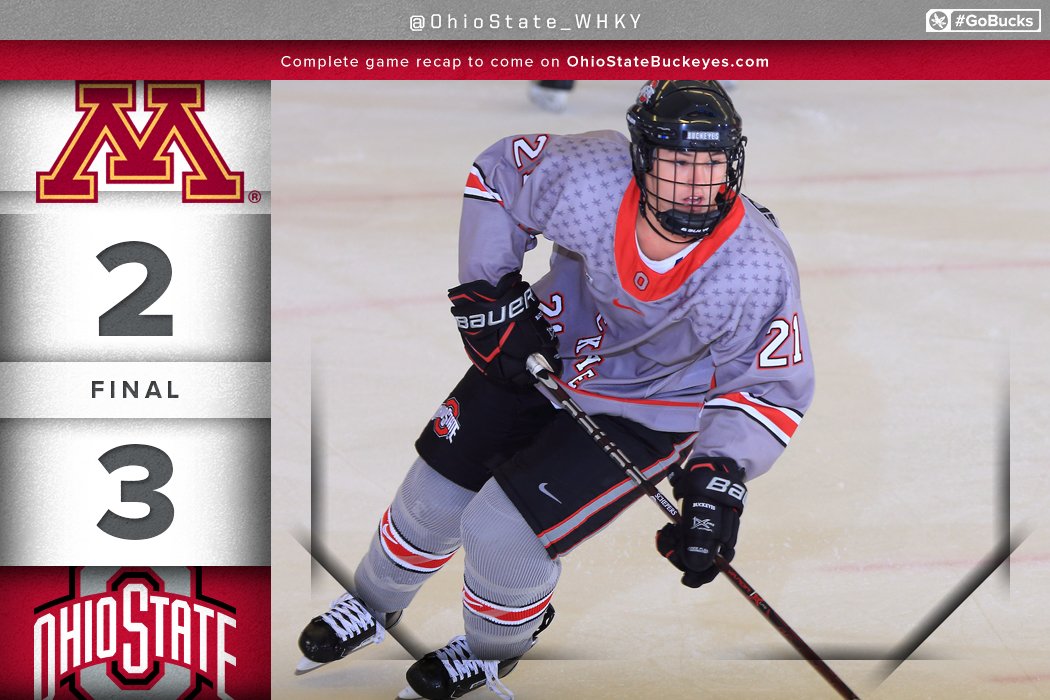 OhioStateWHKY's tweet image. BUCKEYES WIN! Schepers nets the game winner as Ohio State knocks off Minnesota! #GoBucks