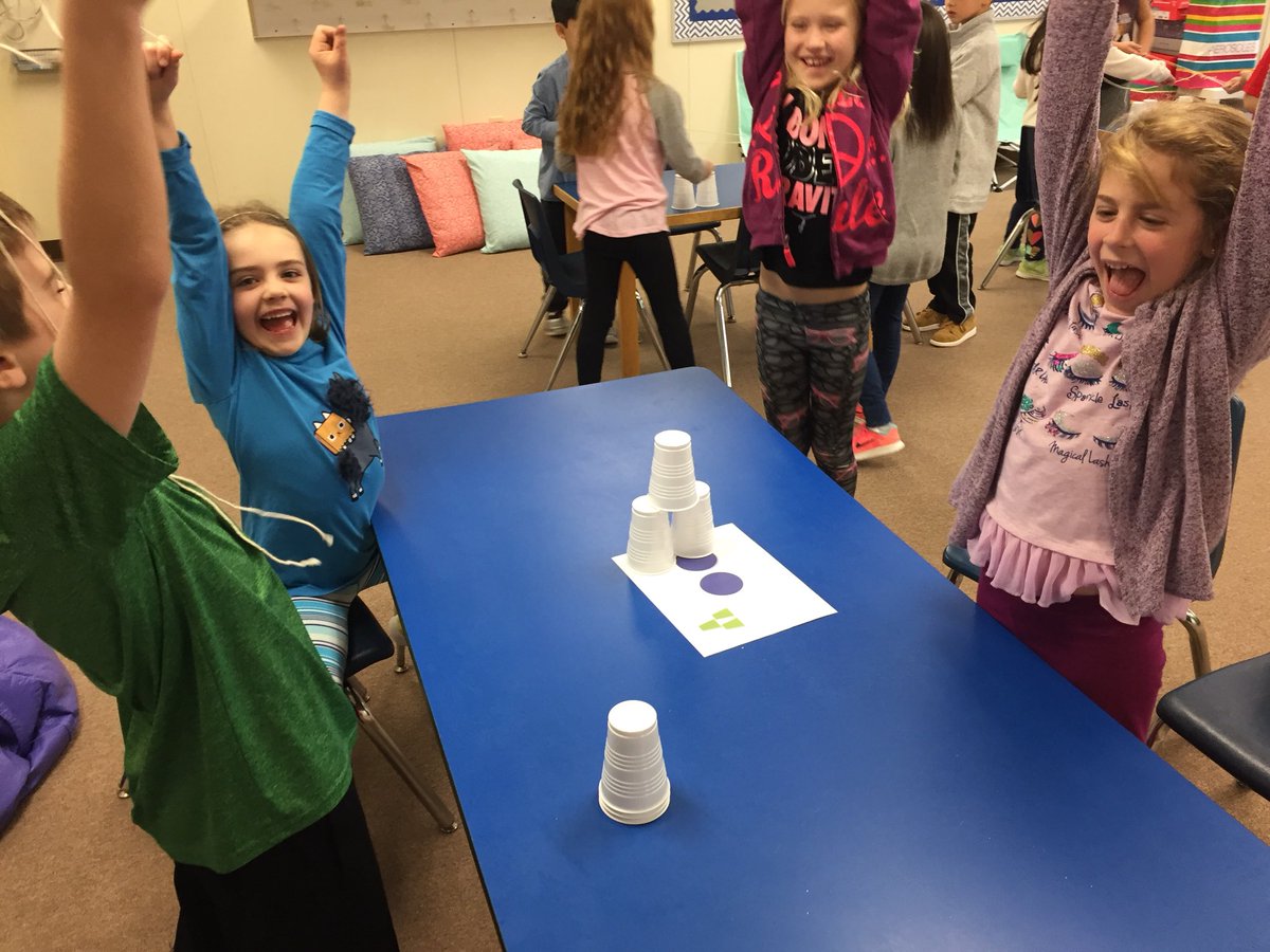 Working on our group work skills with different activities in second grade #MES